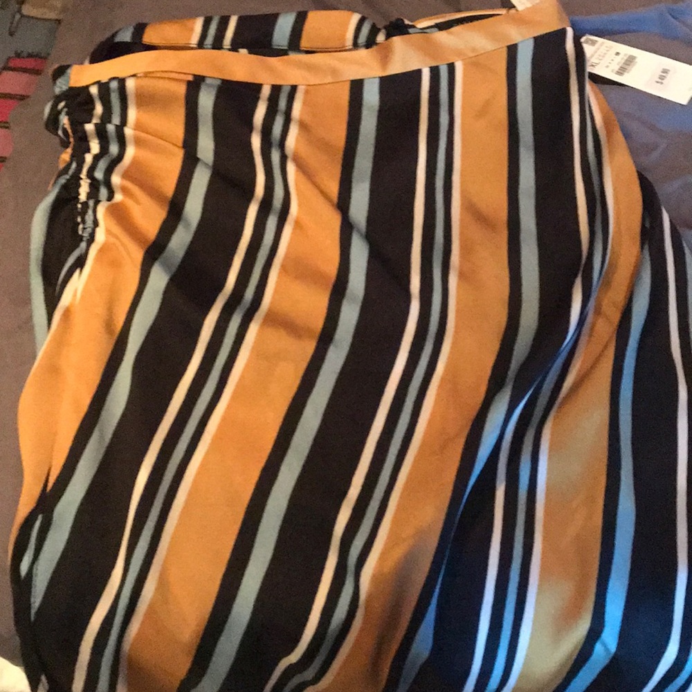 Zara striped skirt